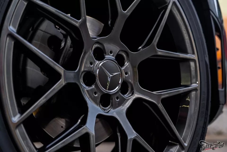 Mercedes GLC. Изготовили комплект кованых дисков в цвете алюмохром!
